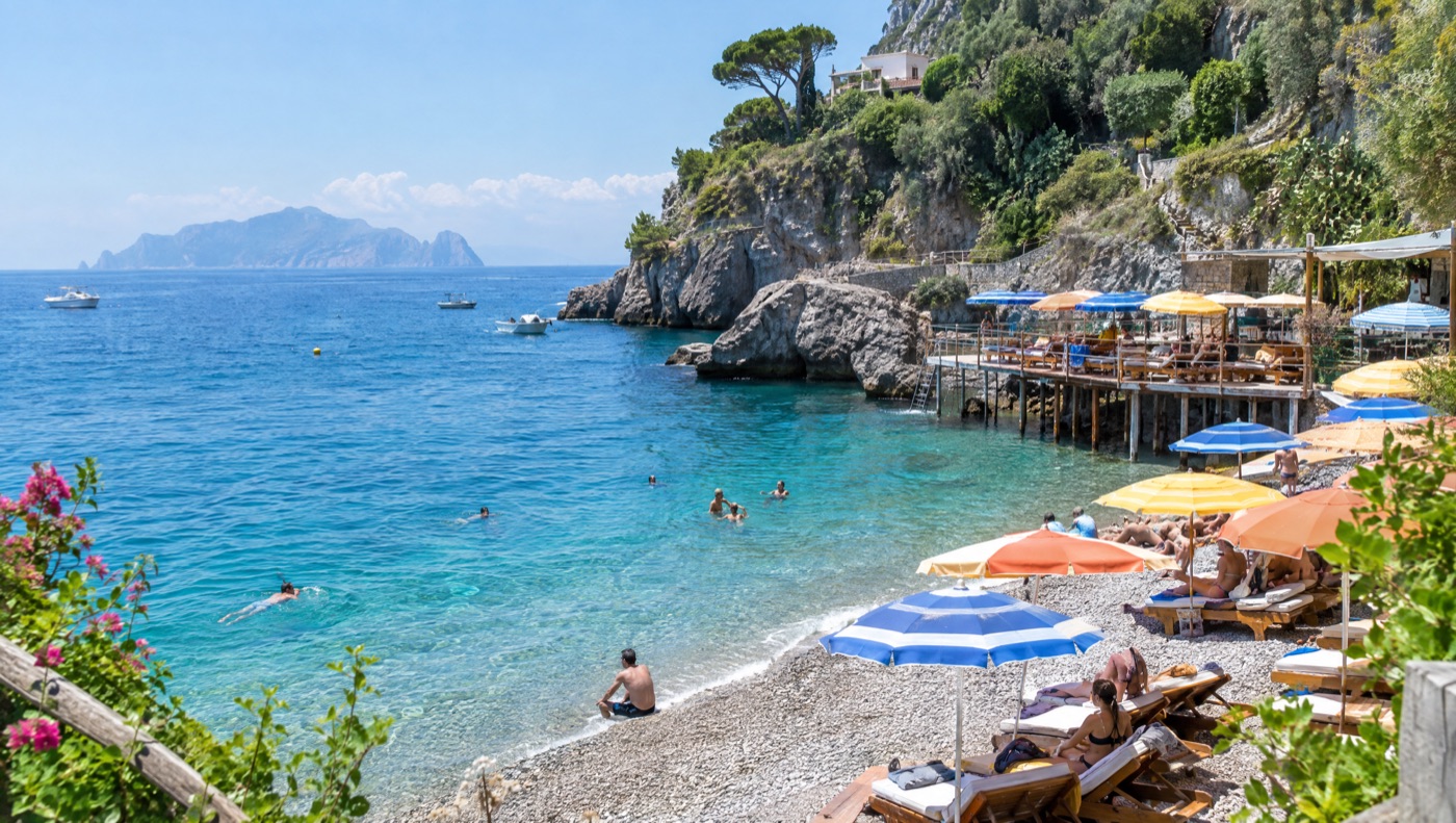 Una caletta della Penisola Sorrentina