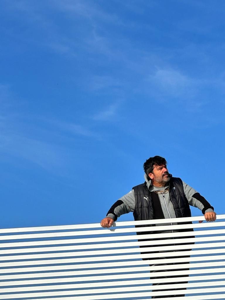 Luigi Della Marca sulla terrazza di Luxury Apartment Della Marca
