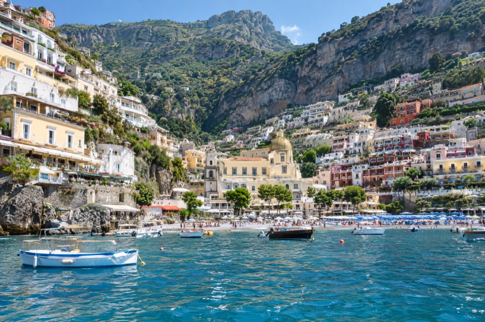 Positano vista dal mare