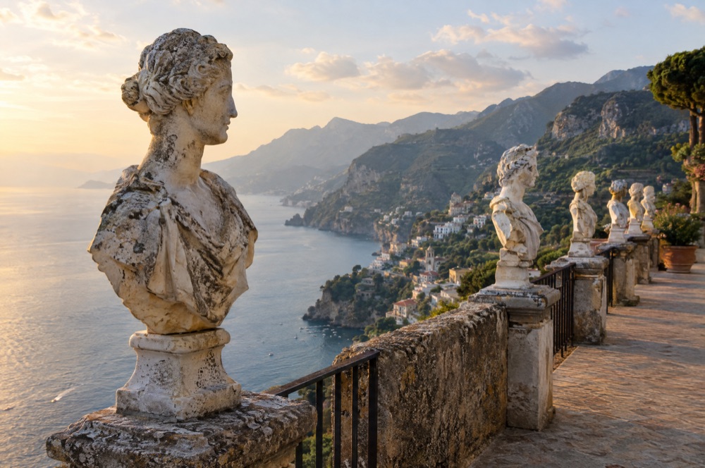 La Terrazza dell'Infinito di Villa Cimbrone a Ravello